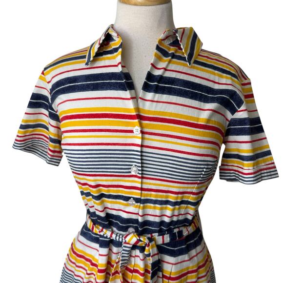 FRANCES VALENTINE Bella Dress Regatta Stripe Medium - Picture 10 of 13